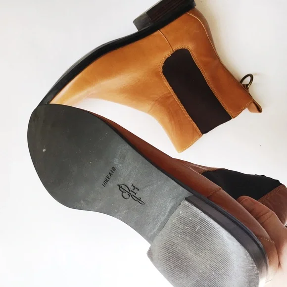 Cole Haan Tan and Brown Ankle Boots - Picture 3 of 9